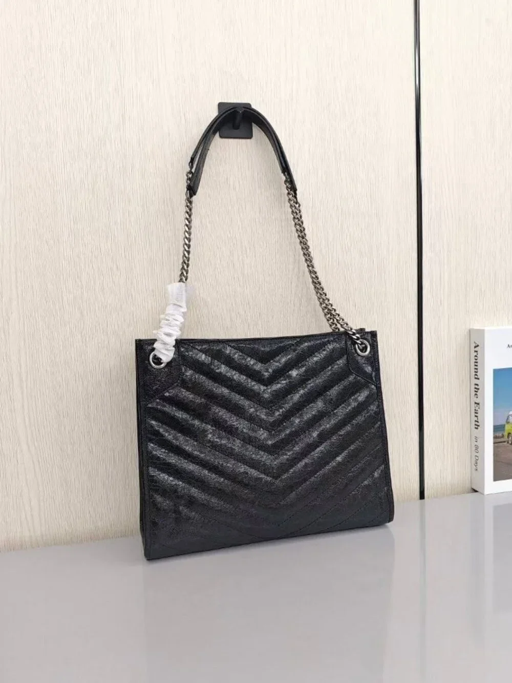 YSL Niki Shopping Bag with Chain Strap